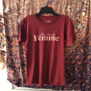 “Fearlessly Femme” Graphic T